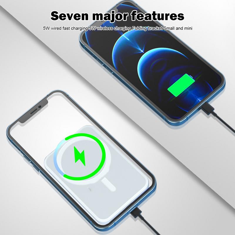 Premium 30W Magnetic Wireless Car Charger MagSafe for Smartphones, Apple iPhone, Samsung, iOS & Android | Car Vent Phone Holder, Fast Charging