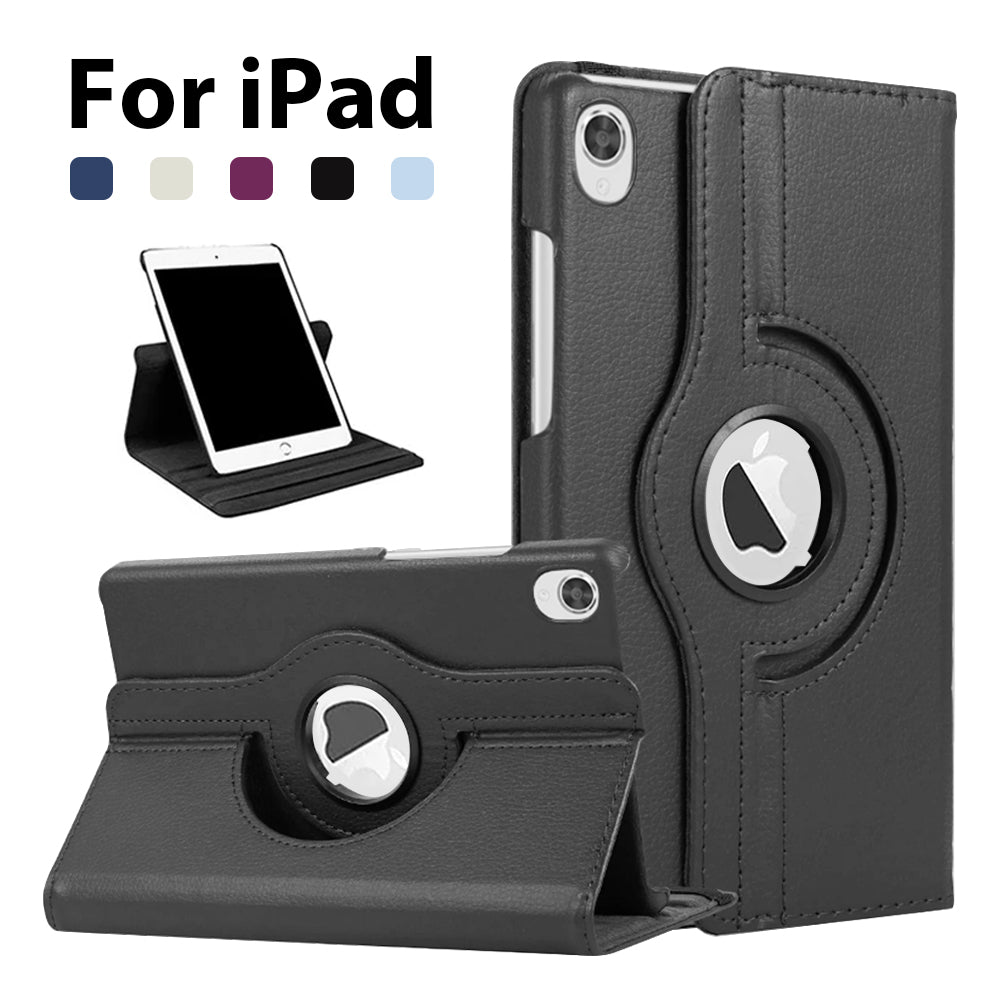 Premium iPad Smart Cover - Stilvolle und funktionale 360° drehbare Leder-Tablet-Hülle