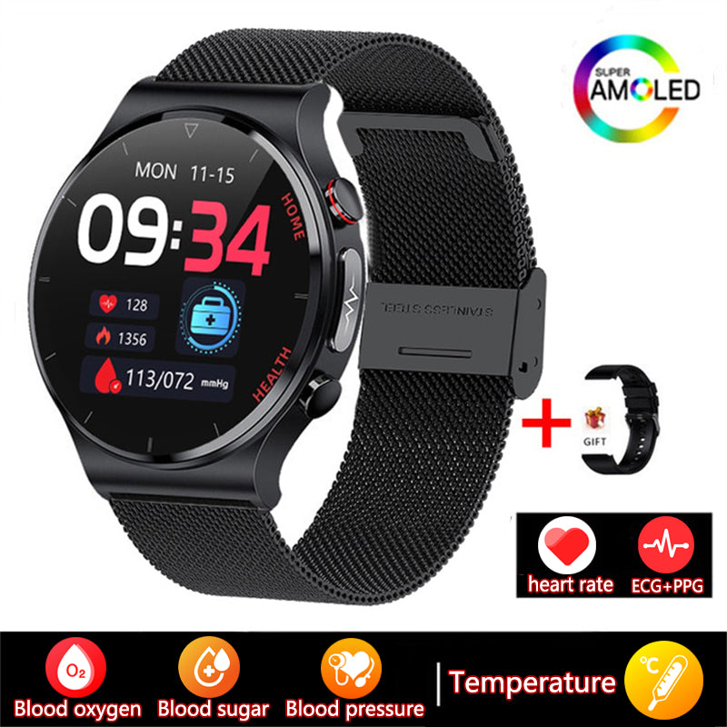 Premium Exclusive Smartwatch: Ideal for Sport, Business & Lifestyle | ECG, AMOLED HD, Bluetooth, GPS, Heart Rate | Limited Edition