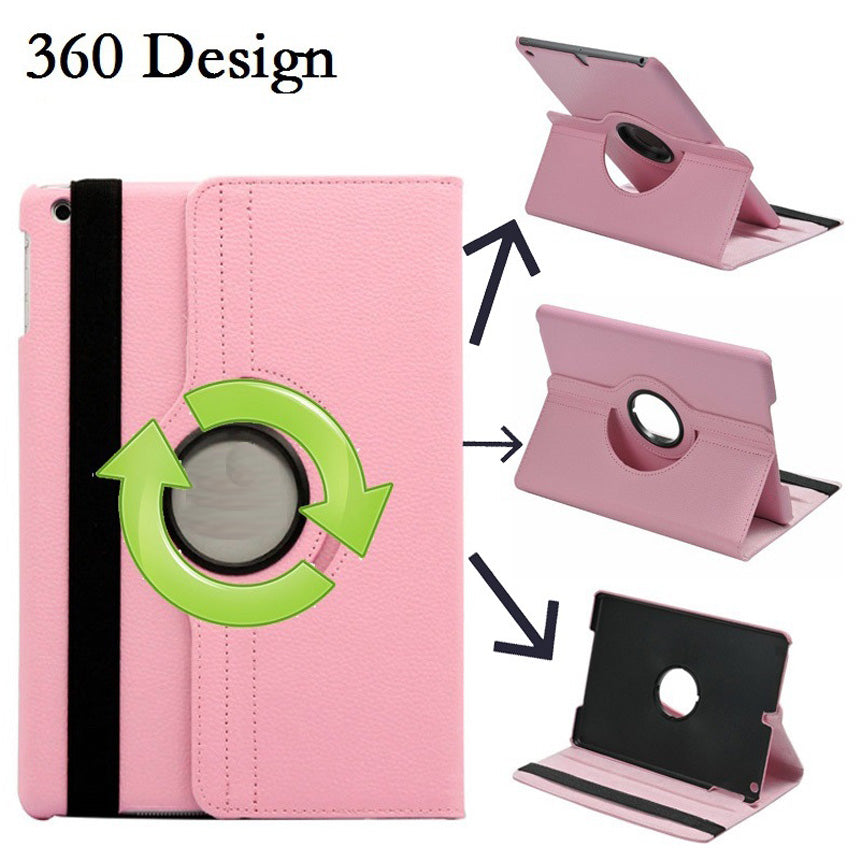 Premium iPad Smart Cover - Stilvolle und funktionale 360° drehbare Leder-Tablet-Hülle