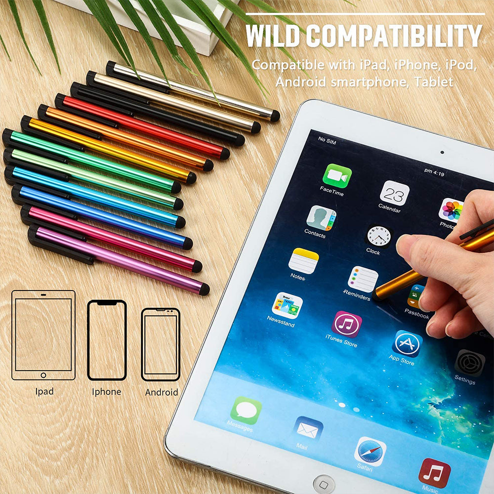 Premium Universal Drawing Stylus | Phones & Tablets: Sensitive Capacitive Screen Pen - Compatible with iPad/Pro/Air/Mini: 10/9/8/7/6/5/4/3 Series, iPhone, Samsung, Kindle, Phone