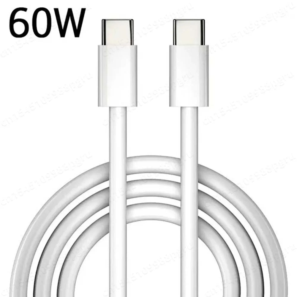 Premium USB-C Kabel für Smartphones, Apple iPhone, Samsung, iOS & Android PD 60W Schnellladung, iOS, Android, Huawei, Xiaomi, Samsung, Typ C Geflechtkabel Zubehör