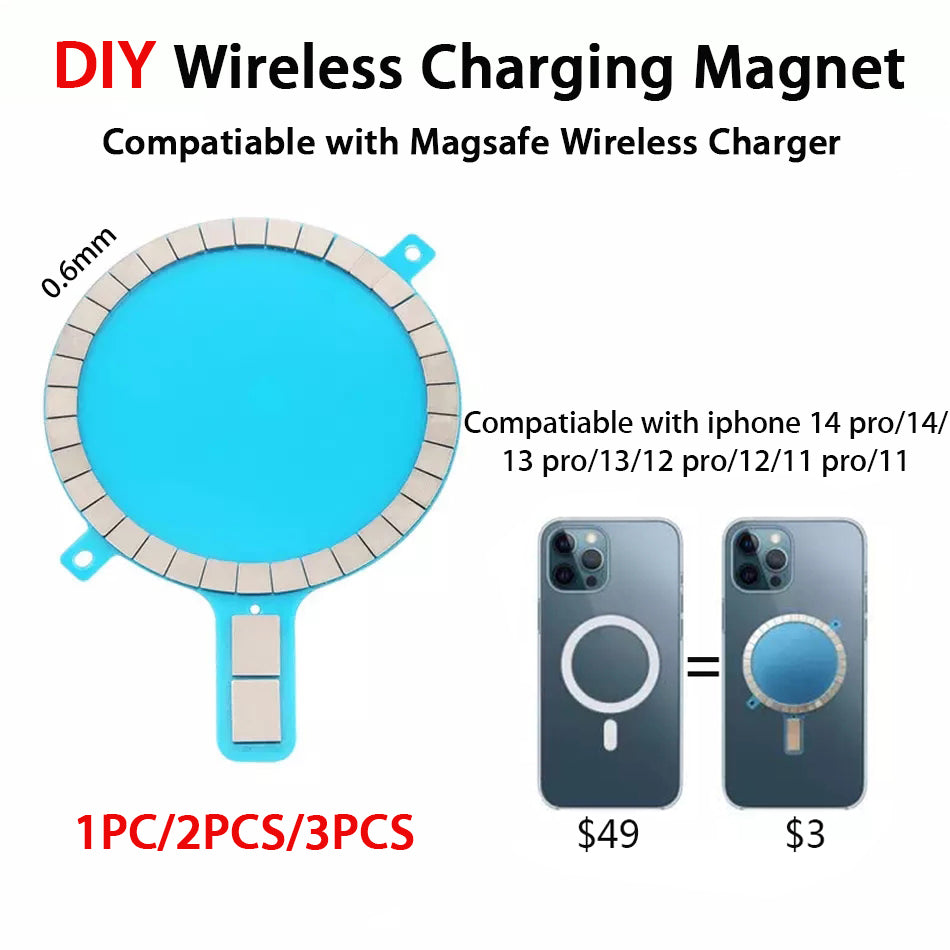 MagSafe Magnetic Wireless Charger | 20W Magnetic Fast Charging Pad for Smartphones, Apple iPhone, Samsung, iOS & Android - MagSafe iPhone Dock Station