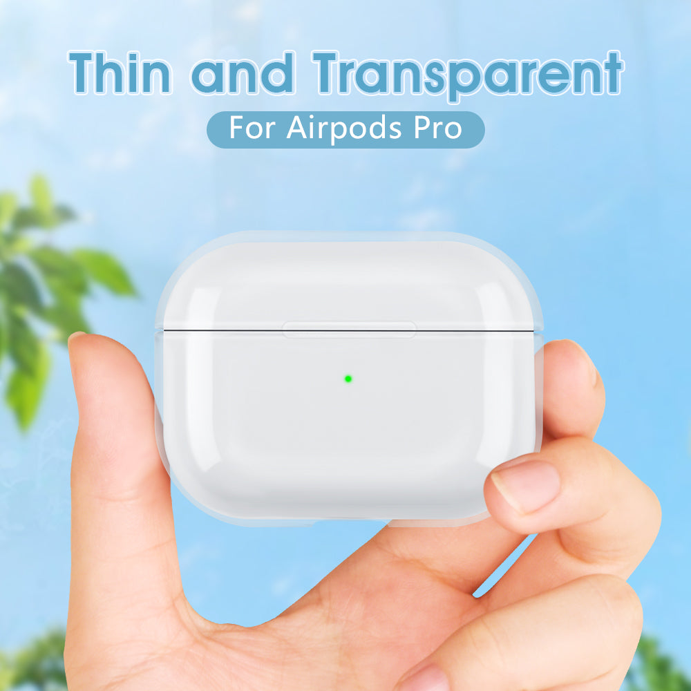 Hochwertige Klare Silikonhülle für AirPods 4/3/2/1 and Pro Series 2024/2022/2021/2019/2016 | Transparente, Weiche TPU-Schutzhülle mit Seil - Zubehör für AirPods