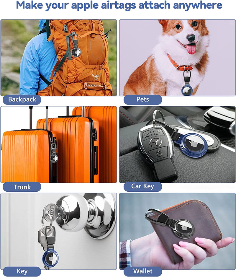 Premium™ AirTag metal case with keychain