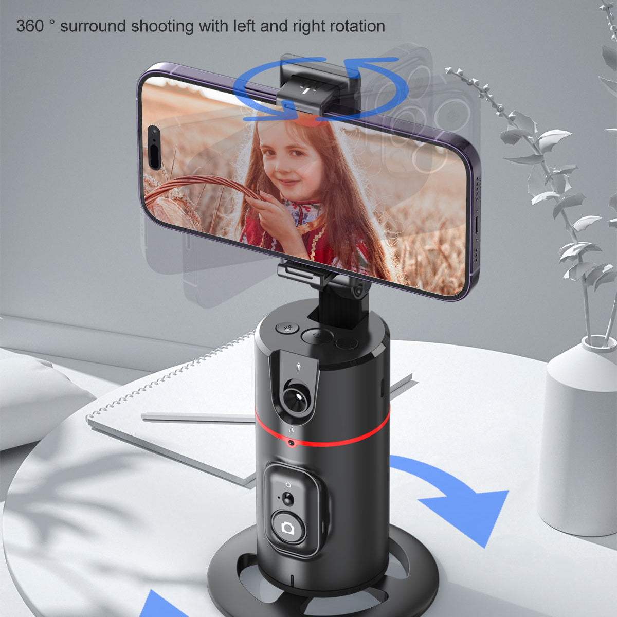 EvoGlide Premium | 360° Gimbal Stabilizer - Exclusive video stabilization system for smartphones, Apple iPhone, Samsung, iOS & Android