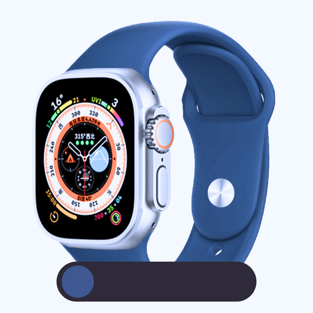 Hochwertiges Silikon-Loop-Band für die Apple Watch | Gummisport-Armband | Kompatibel mit der iWatch-Serie - Phone Heaven Zone