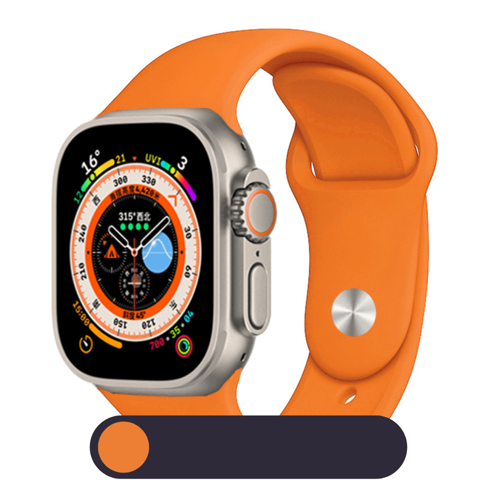 Hochwertiges Silikon-Loop-Band für die Apple Watch | Gummisport-Armband | Kompatibel mit der iWatch-Serie - Phone Heaven Zone